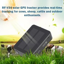 GPS 태양 GPS 트래커 전원 양 암소 가축 RF-V34 GSM GPS 추적 음성 모니터링 안티-제거, 컨테이너 없음 상자