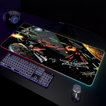 led 가정용 테블릿 그림패드 페인팅 그림 웹툰 태블릿 글씨 War RGB 마우스 패드 대, 15 WAR004 (10)_12 1000x550x3mm