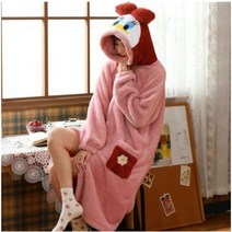 캐릭터 데이지덕 후드 담요 극세사 집순이 입는 수면 가운 뉴타임즈, 블루스타