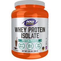 NOW Sports Whey Protein 미국 나우스포츠 웨이 프로틴 아이솔레이트 크리미 초콜릿 단백질보충제 816g