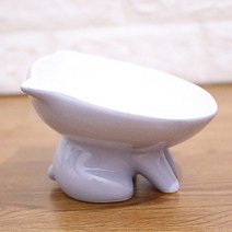 미국 비비펫 애견도자기볼 q볼 고양이도자기 고양이도자기볼 고양이도자기식분대발, 작은Q그릇보라색매트없음무료