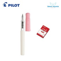 파이롯트 카쿠노 만년필 + 카트리지 5p 세트, F, SP(만년필), 레드(카트리지)