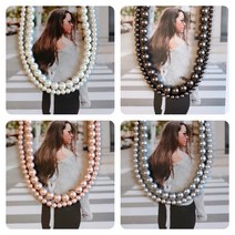 두줄 볼드 진주 목걸이 Double Bold Pearl Necklace (Silver 925)