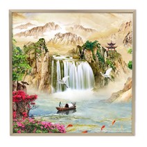 미프리아트 보석십자수 알루미늄액자 40x50 42x75 40x80외 액자주문제작가능, 알루미늄액자올리브