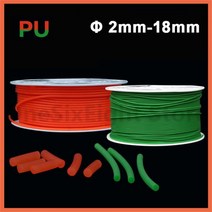 라운드 폴리우레탄 드라이브 벨트 PU 컨베이어 스트립 직경 2mm 18mm 레드 그린, 선택06. 2mm, 선택01. Green, 선택01. 10M