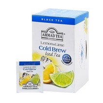 콜드 브루 레몬 라임 아이스티 20 티백 홍차 냉침용, 1
