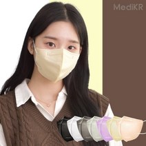 기타 새부리형 KF94 100매 대형 소형 전컬러 동일가 메디케이알 컬러마스크, 새부리형 KF94대형(화이트100)