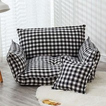 페브릭소파 원룸 2인 패브릭 좌식 소파 쇼파, 레이크 블루(좌식)