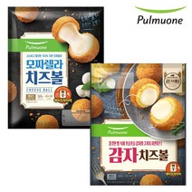 풀무원 pulmuone 치즈볼 3봉 골라담기(모짜렐라/감자) (36gx30EA), 모짜렐라 360gx2봉(36gX20EA)_감자 360g