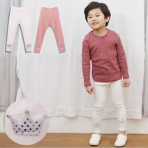 플레이몰 아동 스팽글 왕관레깅스