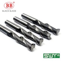 BB 엔드 밀 HSS 커터 CNC 금속 강철 플라스틱 2 3 4 플루트 톱니 1 ~ 40mm 직경 세트 ISO 임페리얼 저속, 08 2x6x10x60_03 4-Flutes
