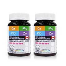 힐링팩토리 산호칼슘 앤 마그네슘 아연 비타민D 117.45g, 90정, 5개