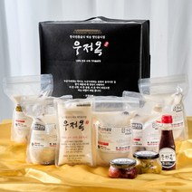 (추석 선물세트) 여주 우정옥 한우특곰탕 뼈곰탕 도가니탕 한우꼬리곰탕 한우 사골육수 명절 선물셋트, 6팩세트(특곰2+도가니2+꼬리2+간장1)