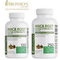 브론슨 마카 뿌리 추출물 스트렝스 4000mg 베지 120캡슐 250캡슐, 4. 250캡슐 x 3개 (2+1 할인)