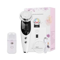 넥크림 목주름패치 7 In 1 얼굴 리프트 장치 EMS RF 미세 전류 피부 재생 마사지기 3 가지 색상 LED 광자 치료 목 주름 제거, 04 Type 4
