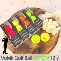 볼빅 플라이 온 4종 파스텔 컬러 골프 새 공 X12볼