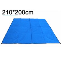 타프 그늘막 비치 태양 보호소 tarp 방수 텐트 그늘 초경량 uv 정원 천막 캐노피 캠핑 텐트 차양막 레인 쉘터, 210x200cm 블루
