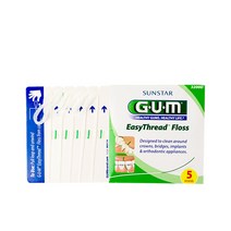 GUM 검 휴대용 교정 치실 5개입, 12개