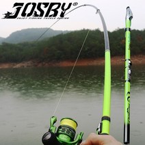 JOSBY 3.6M 4.5M 5.4M 6.3M 피더 탄소 섬유 낚싯대 초경량 릴 시트 휴대용 텔레스코픽 바닷물담수 태클, 540만