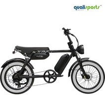 퀄리스포츠 볼트B 리미티드에디션 48V 500W 15Ah 20Ah 20인치 전기자전거 자토바이 -인증, 블랙화이트_15Ah