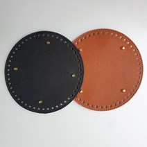 가방바닥 원형 19cm 가방부자재 가방밑판 퀼트용품 코바늘, 브라운19cm