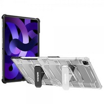 오젬 아이패드 에어5 에어4 10.9 러기드 아머 스탠드 백커버 케이스아이패드에어 아이패드에어케이스 에어5세대케이스 에어5케이스 에어4세대 에어4세대케이스, 블랙(OZ-1003)