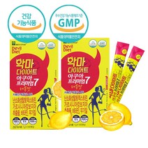 마시는 액상 가르시니아 다이어트 보조제 뱃살 체지방감소 디카페인 고함량 가르시니아 와일드망고 추출물 HCA 1400mg 탄수화물 컷팅제 자몽맛 레몬맛 식이섬유 난소화성말토덱스트린, 레몬맛 28포 2통