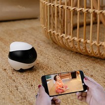 이보 SE/Ebo SE 움직이는 스마트 홈카메라 CCTV 앱 원격조절OK 장애물 감지 음성 통화OK, 화이트
