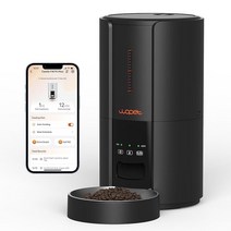 WOPET 자동 고양이 사료 디스펜서 앱 제어 기능이 있는 5G Wi-Fi 반려동물 피더
