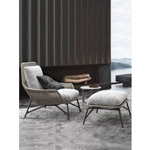 야외가구 정원가구 테라스가구 야외용 야외용테이블세트 아웃도어가구 야외용의자, 개인, 발코니의자+발판