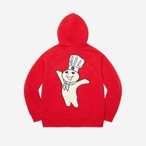 슈프림 도우보이 집업 후드 스웨트셔츠 레드 - 22FW Supreme Doughboy Zip Up Hooded Sweatshirt Red - 22FW