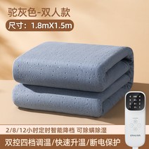 겨울 전기담요 싱글 더블 온도 조절 리모컨 전기장판 캠핑텐트 전기요 온수매트, C