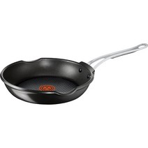 Tefal by Jamie Oliver 프리미엄 독일 명품 후라이팬 프라이팬 24cm 테팔 티타늄 프로 논스틱 코팅 Thermo-Spot 온도 표시기 인덕션에 적합, 팬 28cm