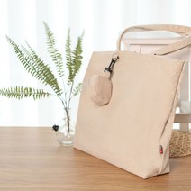 베이지- 베이직한 디자인 남녀 공용 에코백 실용 여성가방쇼핑몰-72394EA