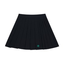레인메이커여성용 더블 플리츠 스커트_R32WCK01BK