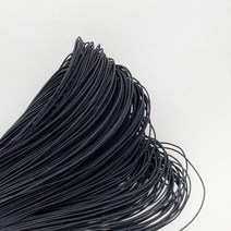 헤세드 국내제작) 나일론 비즈끈 매듭실 매듭끈 고밀도가공 (2야드-180cm), 블랙