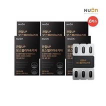 [뉴온] [최유라쇼 단독][6개월] 관절up 보스웰리아 & 가자 (800mg*30정*6박스, 30정, 24박스