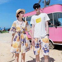 연인휴가복 커플사진 멋진감성 휴가지 바캉스 해수욕장 해변 홀리데이 4294