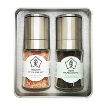 푸리오 핑크솔트소금 통후추 세라믹그라인더 선물세트1호, 100g, 1세트