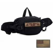 OSdream Daily Life Cycling Camping Hiking Hunting Fishing Water Bottle Holder Waist Pack Portable Fa, Black