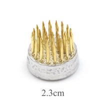 침봉 라운드 꽃꽂이 꽃 개구리 흡입 플라스틱 컵 예술을위한 도구를 정렬 고정 고무베이스 홀더 핀 장식 냄, 04 04