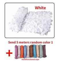 야외차양차광막그늘막 더블 보강 그물 사냥 훈련 네트 커버 자동차 텐트 멀티 사이즈, white+3x8m