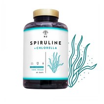 N2 Natural Nutrition Spirulina Chlorella 스피루리나 클로렐라 180정