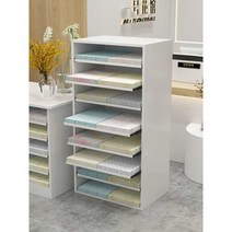 4절지 보관함 분류 사무실 화방 도면함 도화지 이면지, 8단 라이트 월넛 컬러 42cm