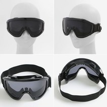 스키 스노우보드 고글 방풍 바이크 보드 고글 4종 모음, 2.블랙