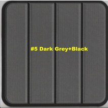 2002 크루저 요트 4270 수영 플랫폼 조종석 패드 보트 EVA 폼 티크 바닥 매트, 5Dark Grey Black