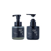 GENTS (젠츠) 젠츠 케어 샴푸 케어 컨디셔너 세트 각 280mL × 1 시트러스 & 플로럴 향기 (연모 얇은 모발 신포 샴푸 스칼프 컨디셔너 헤어 케어 남성 탄력 컬프 미용사 공동 개발 모발진단사 감수)