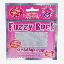 Fuzzy Rocks 퍼지락 크리스탈 자일리톨 캔디 버블껌 40gX4개