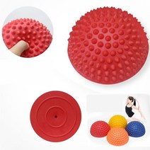 아임홈인 누워서하는 운동 기구 강아지 하프 반짐볼 스트레칭 다이어트 발란스 쿠션 액티브 볼 웨이트, 미니 밸런스볼 - 레드