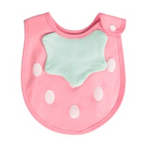 BAY-B 딸기 아기턱받이 6컬러, 진핑크